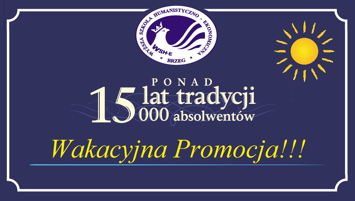 Powraca Wakacyjna Promocja!!! Zaoszczędź nawet 800 zł!!! Powraca Wakacyjna Promocja!!! Zaoszczędź nawet 800 zł!!!