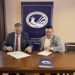 Podpisanie porozumienia  współpracy WSH-E z firmą Edukator