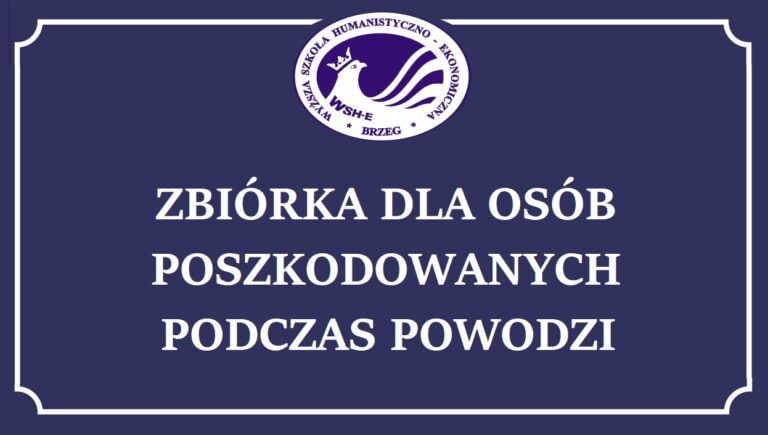 Zbiórka darów rzeczowych dla osób poszkodowanych podczas trwającej powodzi