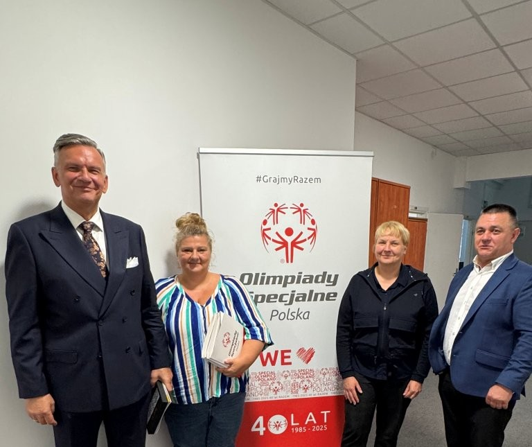 Spotkanie  z Dyrektor Generalną Olimpiad Specjalnych Polska Panią Joanną Styczeń-Lasocką oraz Dyrektor ds. Sportu Panią Małgorzatą Strzałkowską
